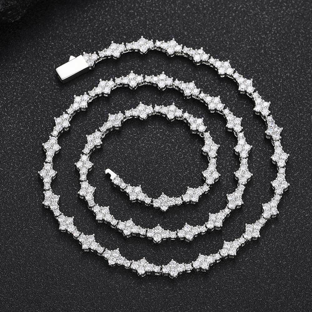 6.5mm S925 Moissanite Featured Tennis Chain