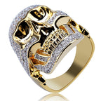 Skull Moissanite Men's Vintage Ring