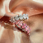 S925 Oval Imitation Moissanite Ring