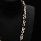 8/10mm Hip-Hop Moissanite Infinite Loop Necklace
