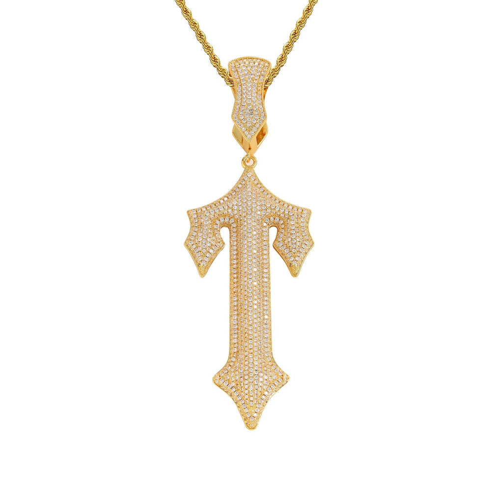 ced Great Sword Cross Pendant Set - 37mm