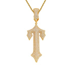 ced Great Sword Cross Pendant Set - 37mm