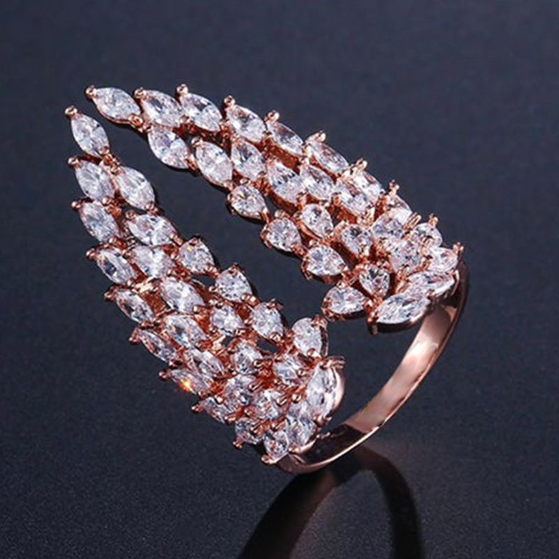 Iced Wings Adjustable Ring