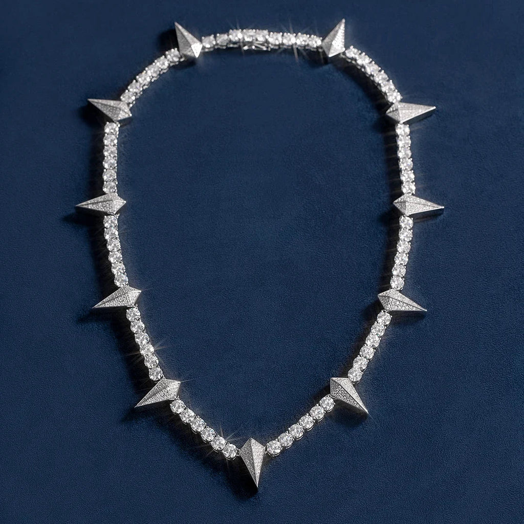 S925 Moissanite Panther Tennis Chain