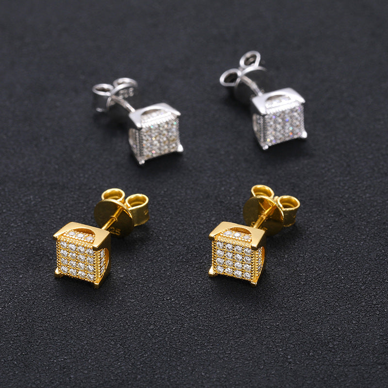S925 & VVS Moissanite 1.2mm Earrings