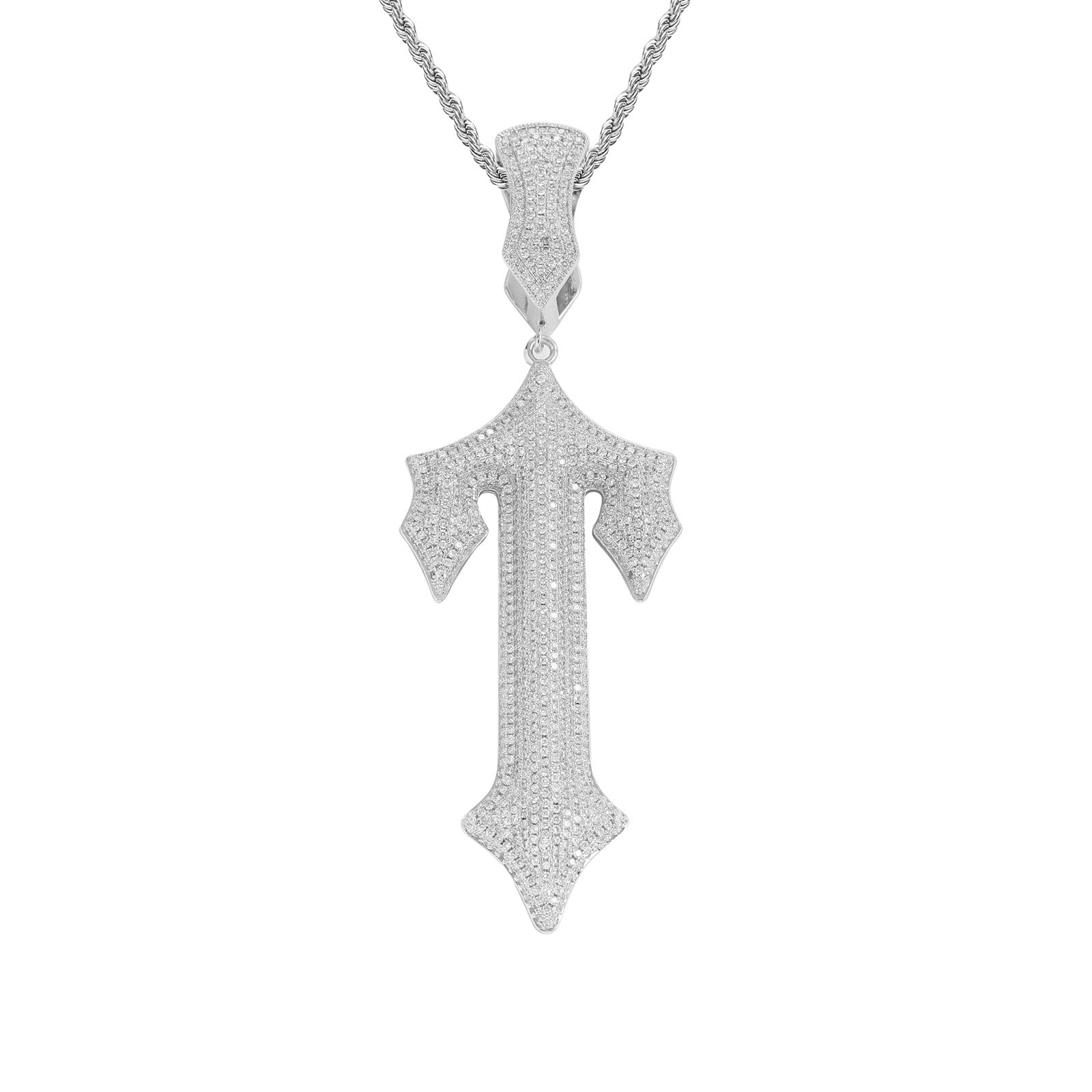 ced Great Sword Cross Pendant Set - 37mm