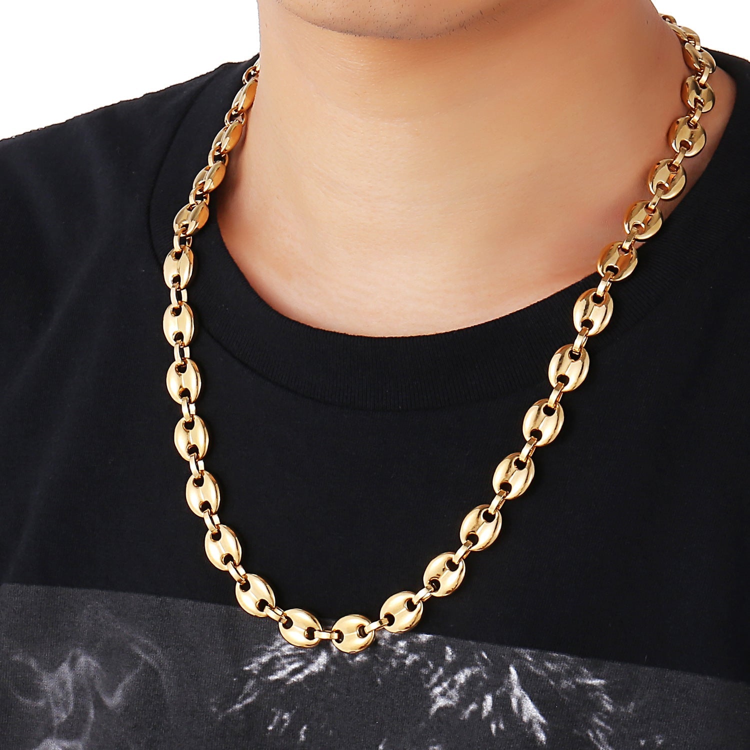 Stainless Steel Pig Nose Chain