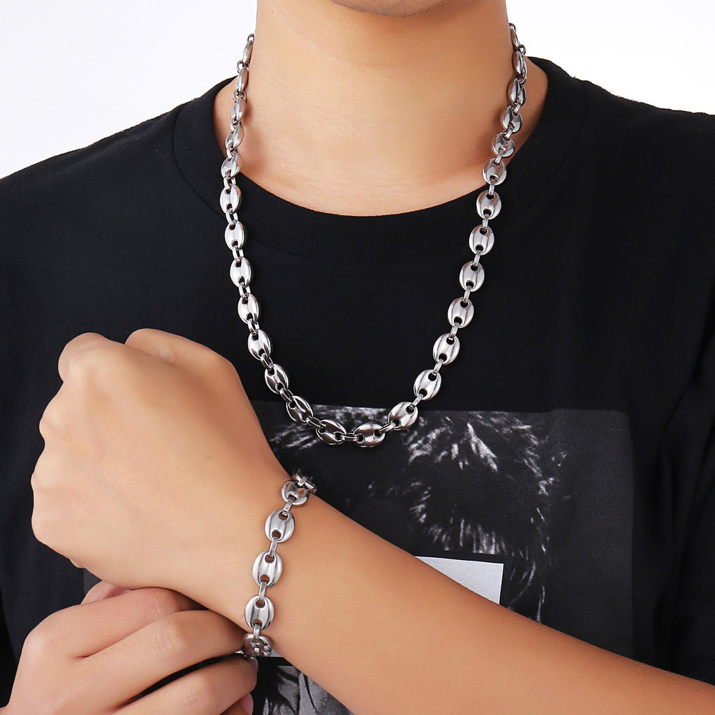 Stainless Steel Pig Nose Chain