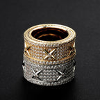 Street Style | "XXXX" Round Cut Zircon Ring