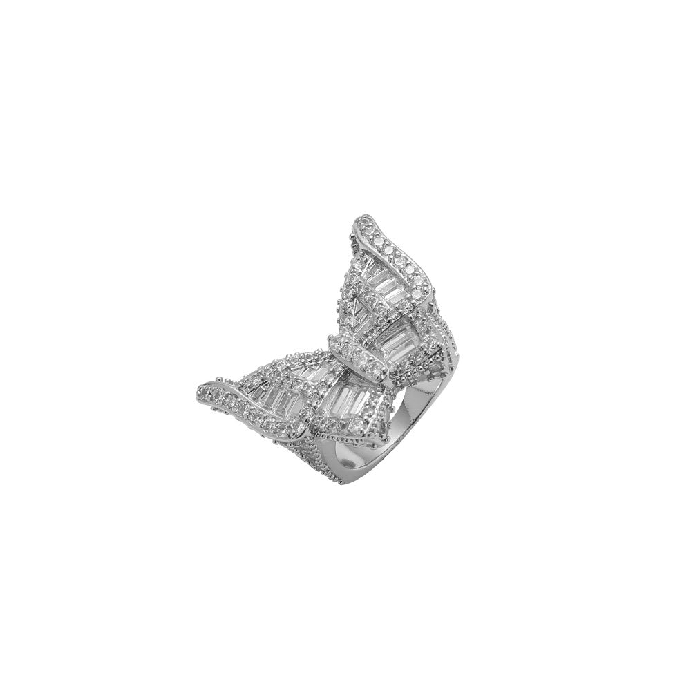 Butterfly Three-dimensional Ring