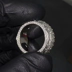 Moissanite Luxury Four-row Diamond Ring