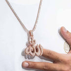 Custom Moissanite ALLAH Pendant