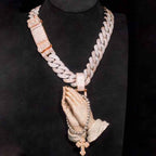 Street Style | Praying Hands Cross Pendant