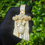 Rose Headdress Jesus Pendant
