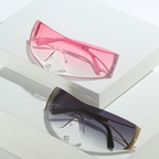 Stylish Frameless Shield Shades Sunglasses
