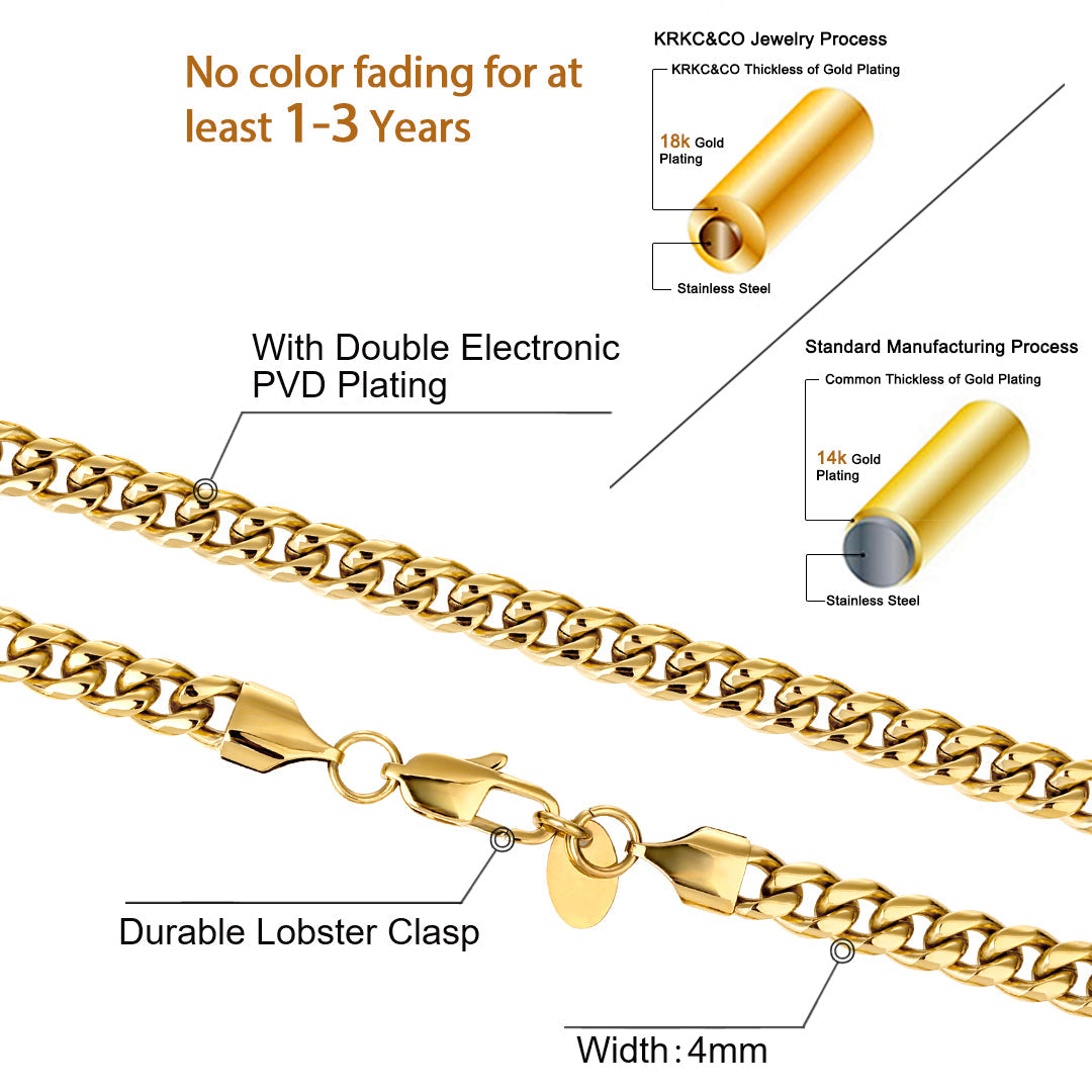 4mm Miami Cuban Link Chain