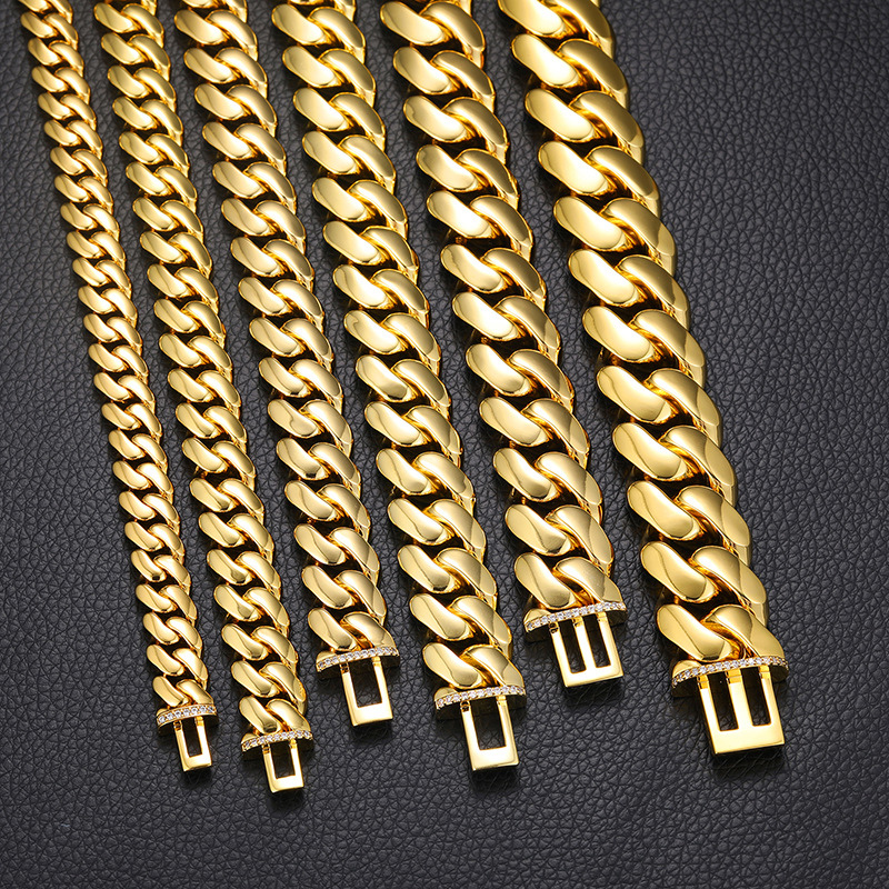 10mm/12mm/14mm/16mm/18mm/20mm Classic Big Cuban Bracelet