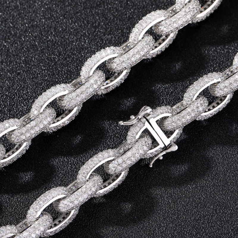 13mm Moissanite Circle Wrap O-Shaped Bracelet