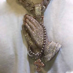 Street Style | Praying Hands Cross Pendant