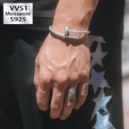 Moissanite Iced Nail Bracelet