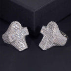 Moissanite Hip Hop Creative New Cross Ring