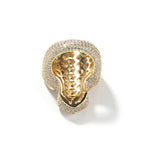 Baguette Flower Bud Moissanite Cross Ring