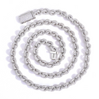 8mm Moissanite Hip-Hop O-Shaped Chain