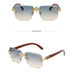Fashionable Patterned Frameless Sunglasses