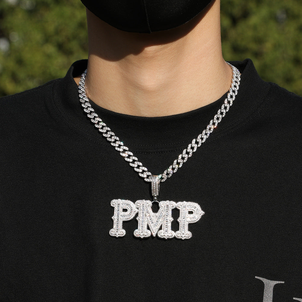 Customized Spiked Rock Candy Letters DIY Splicing Pendant