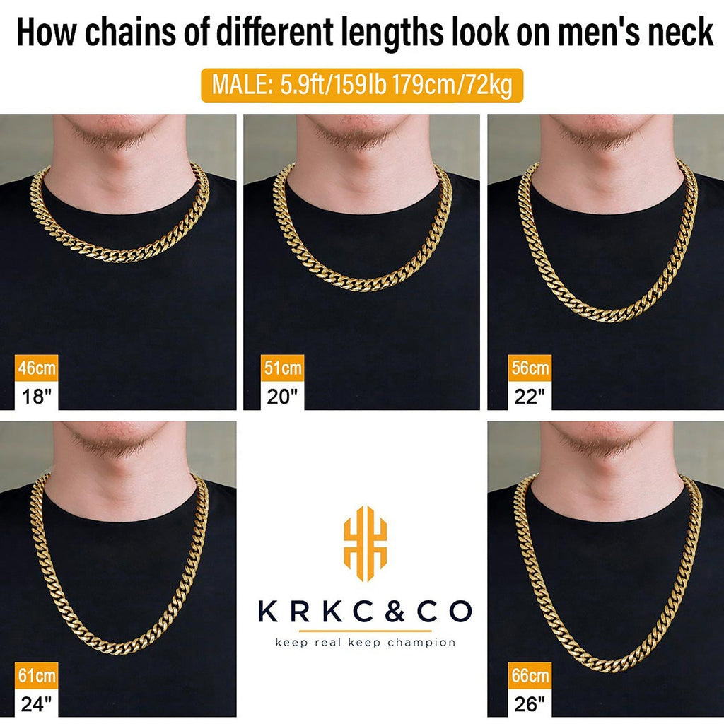 12mm Moissanite Diamond Clasp Miami Cuban Link Chain