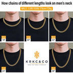 12mm Moissanite Diamond Clasp Miami Cuban Link Chain