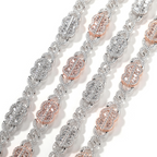 11mm Moissanite Dollar Sign Infinity Cuban Chain