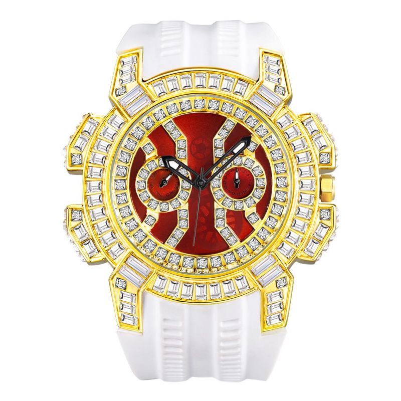 Baguette Stone Sports Watch - Sapphire Crystal, Japanese Quartz
