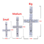 Ice Cross Jesus Zircon Moissanite Pendant