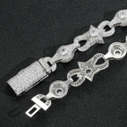 10mm Moissanite Creative Star Eye Cuban Chain