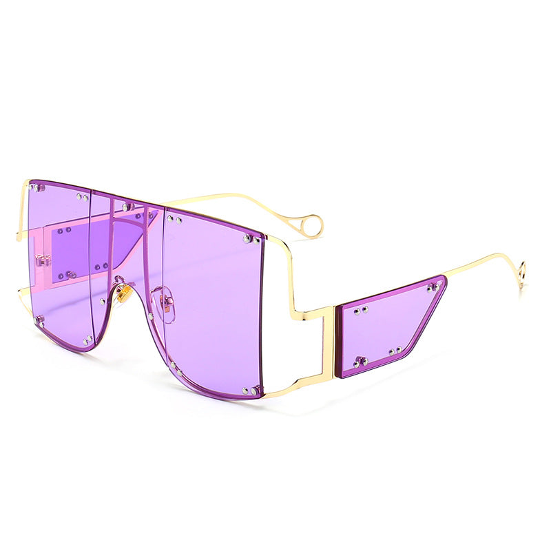 Techno-rimless Sunglasses