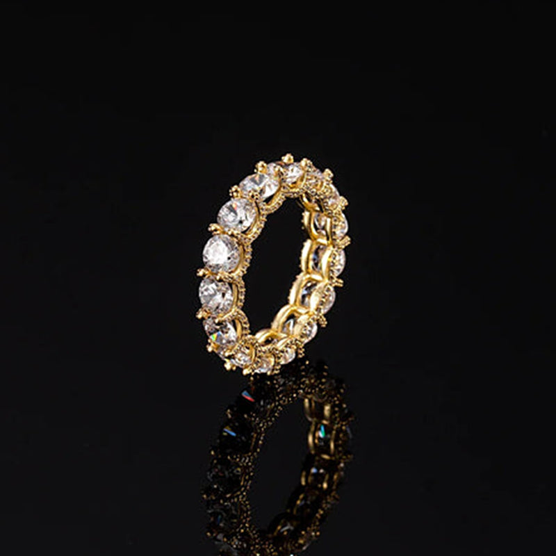 5mm Iced Out VVS1 Moissanite Eternity Ring
