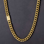 10mm Cross Box Buckle Cuban Chain