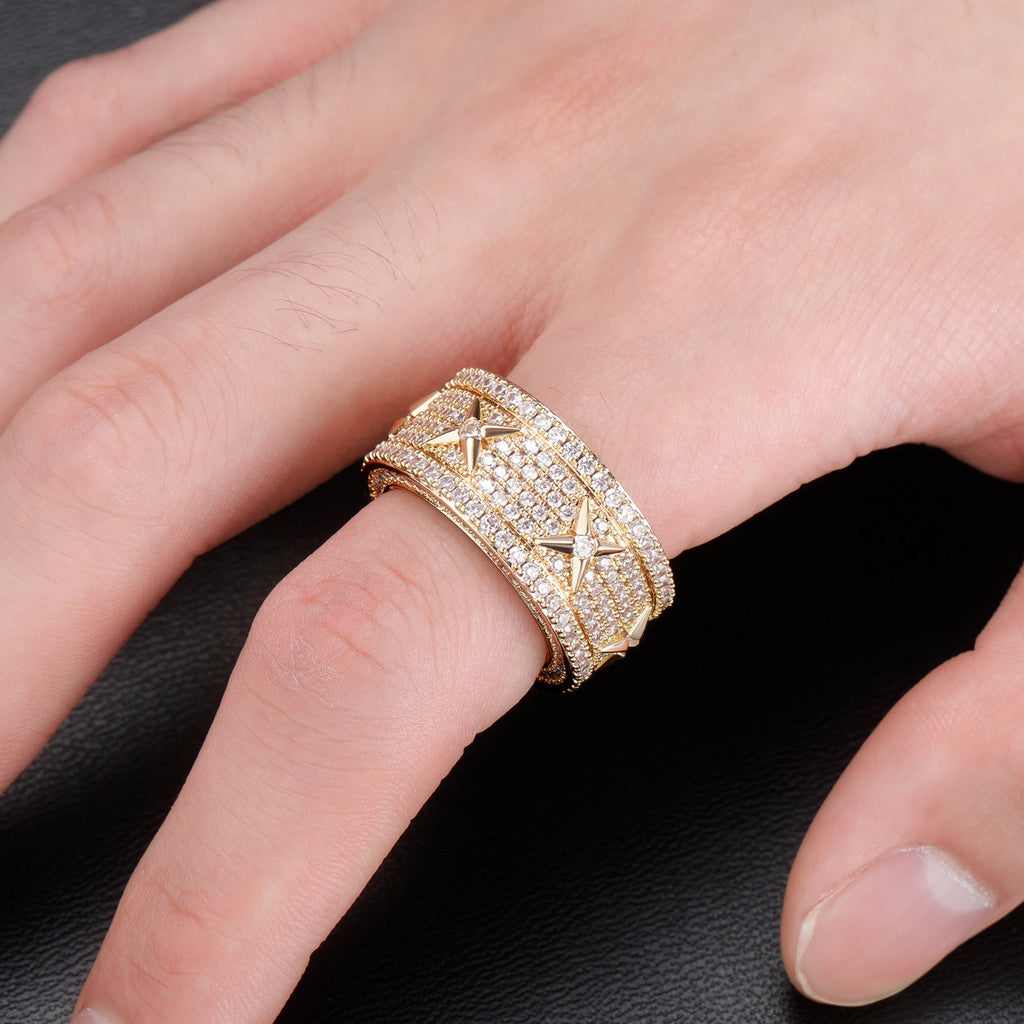 Street Style | "XXXX" Round Cut Zircon Ring