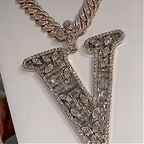 Holiday Special 49%OFF💝Design Letter V Marquise Shape Pendant