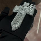 【Free Rope Chain】T Letter-Diamond CZ Pendant