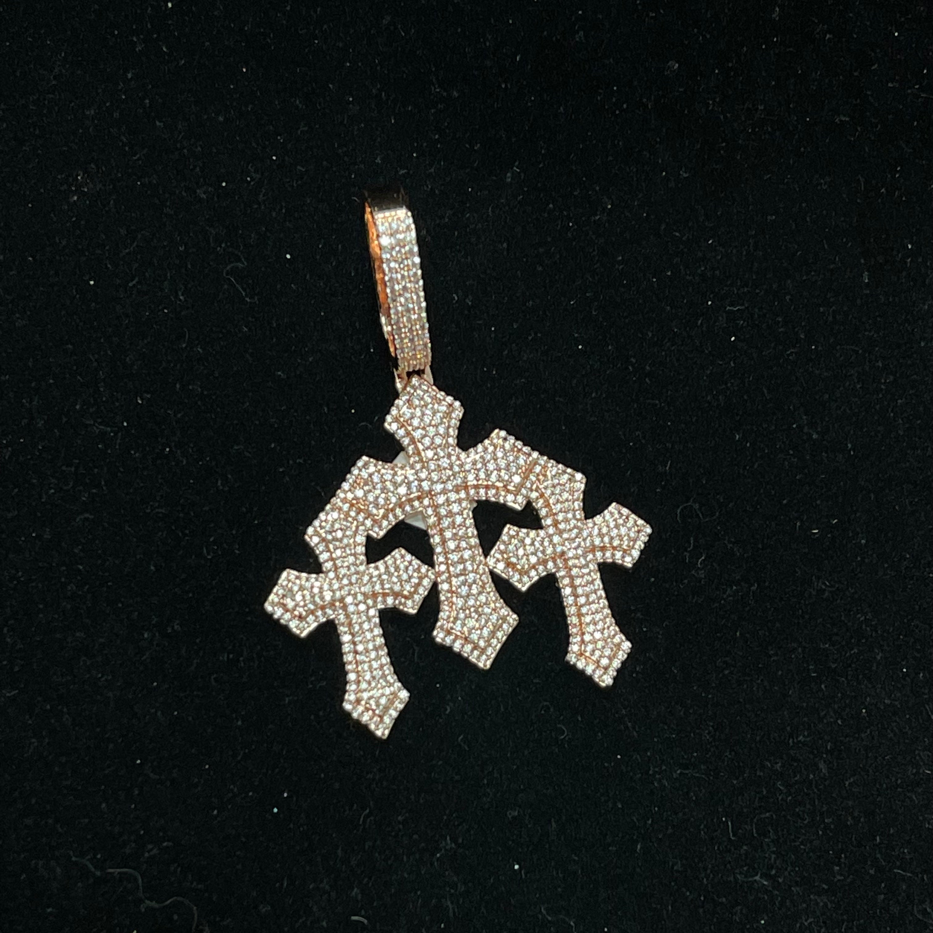 Vintage Classic Cross Pendant Necklace Hip Hop Jewelry