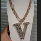 Holiday Special 49%OFF💝Design Letter V Marquise Shape Pendant