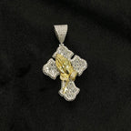 Gold Prayer Hands Pendant