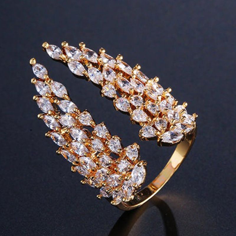 Iced Wings Adjustable Ring