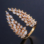 Iced Wings Adjustable Ring