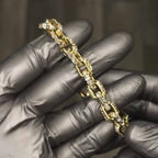 Moissanite Hip Hop Miami Box Clasp Bracelet