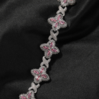 Moissanite Hip Hop Clovers Infinity Bracelet