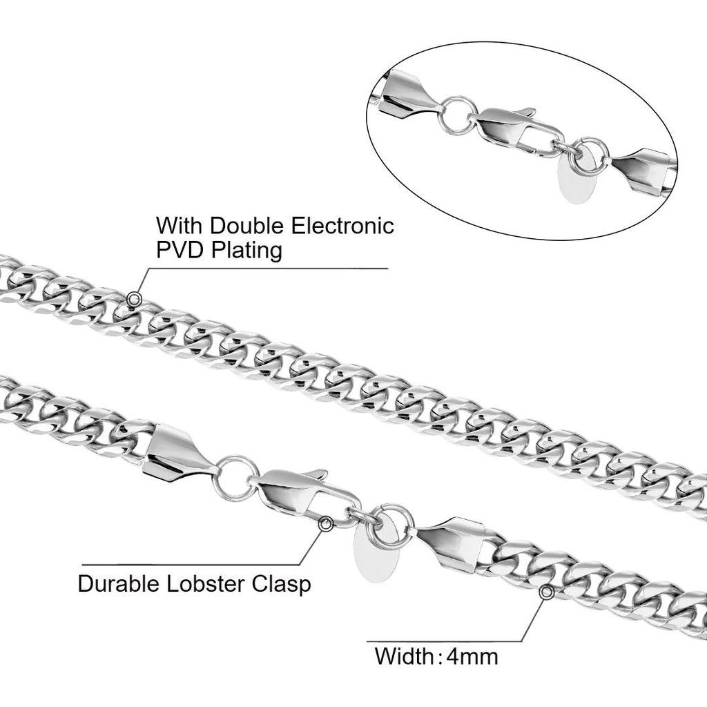 4mm Miami Cuban Link Chain