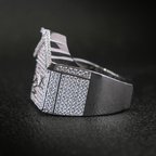 Hip Hop | "3D House Ring" CZ Diamond With 925S